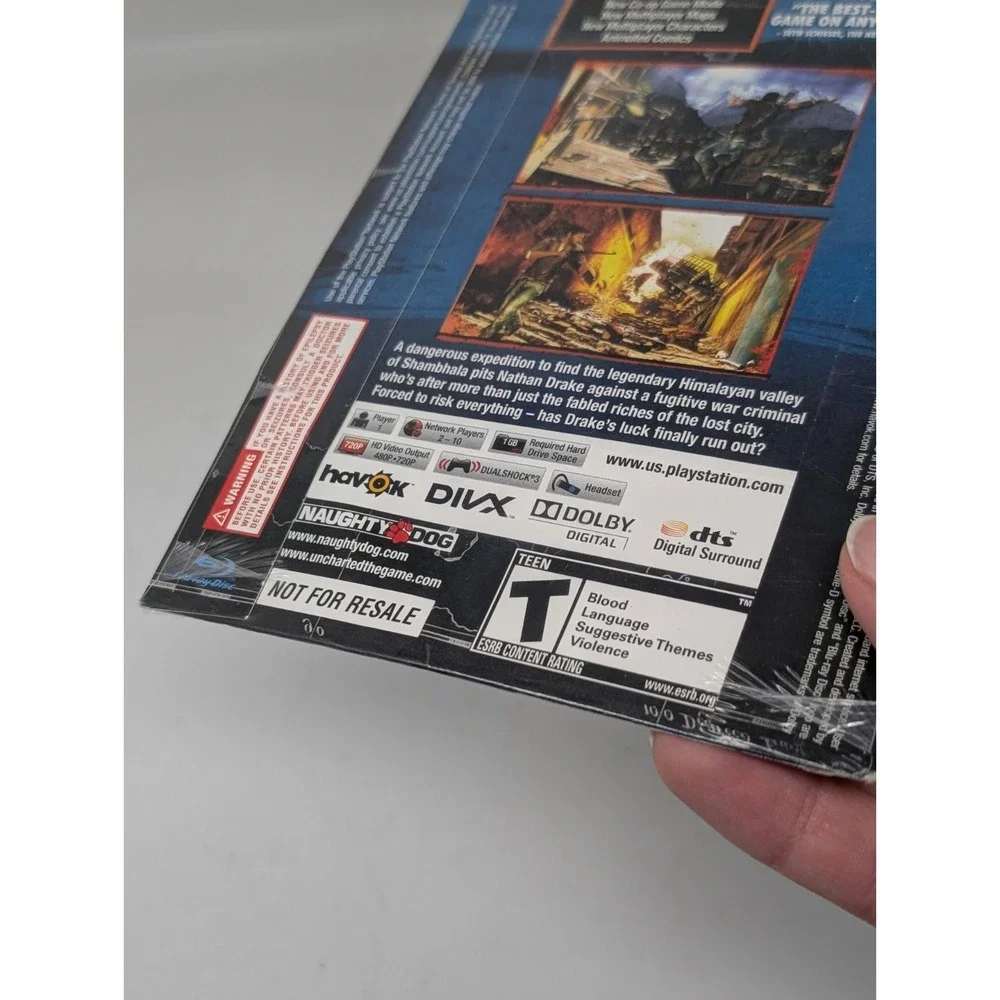 Uncharted 2 Among Thieves‎ Game Of The Year PS3 *Not for Resale* NEW SEALED